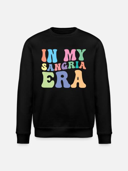 Sangria Retro Groovy In My - Stanley/Stella ROLLER Unisex Organic Sweatshirt - black