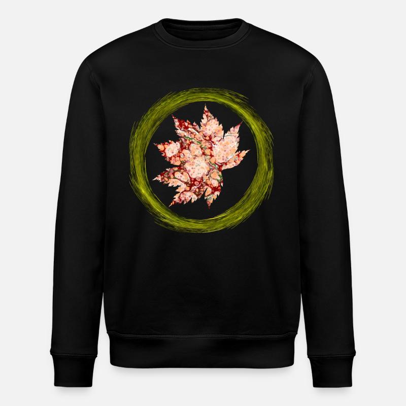 Feuille d’automne E 214 - Sweat bio ROLLER Stanley/Stella Unisexe - noir