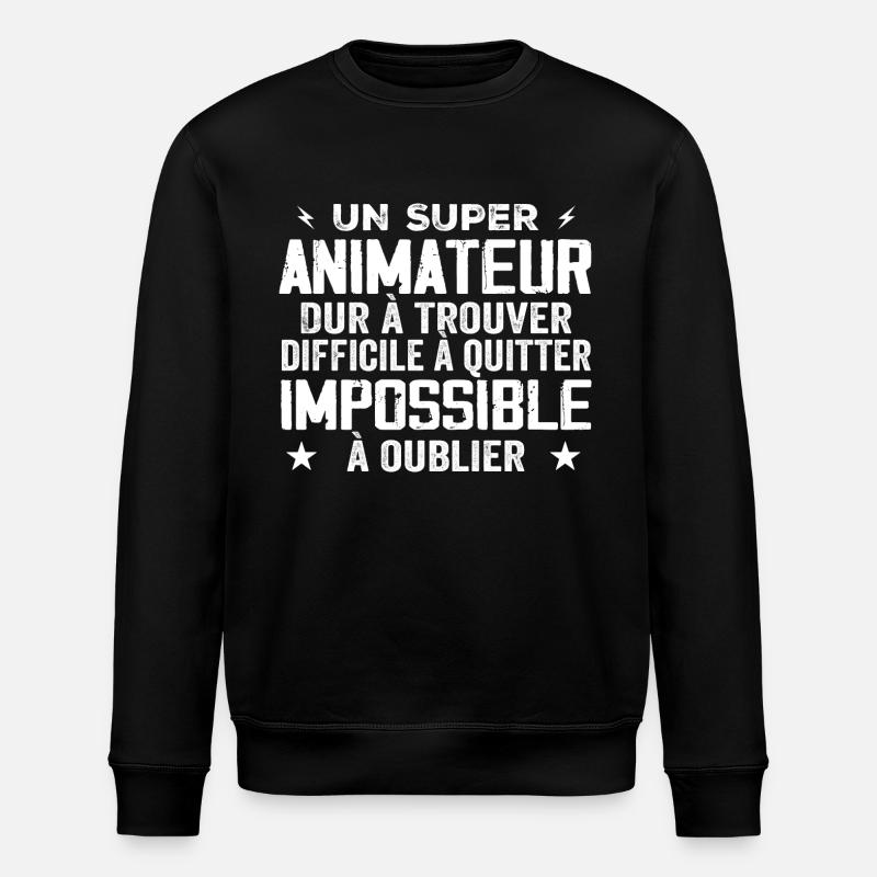 Super Entertainer - Stanley/Stella Unisex Bio-Sweatshirt ROLLER - Schwarz