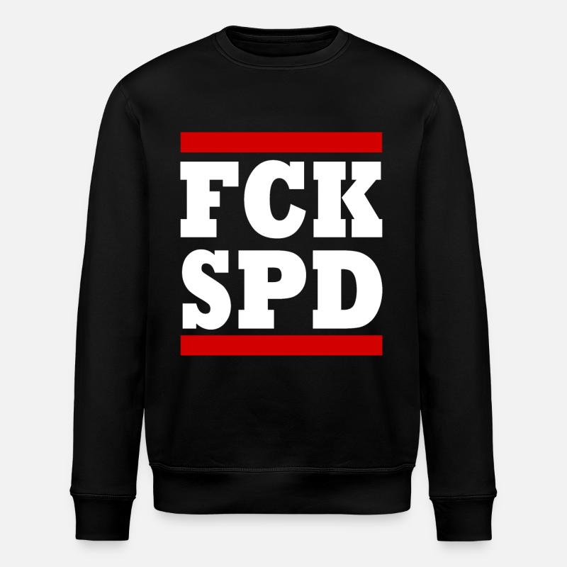 Fck spd - Stanley/Stella ROLLER Unisex Organic Sweatshirt - black