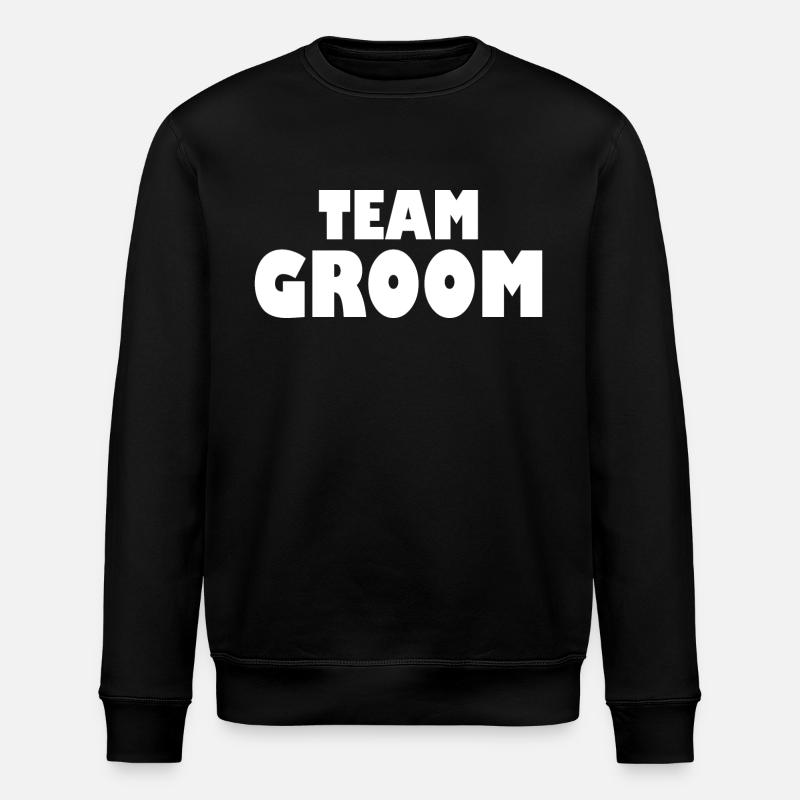 Team groom - Stanley/Stella ROLLER Unisex Organic Sweatshirt - black