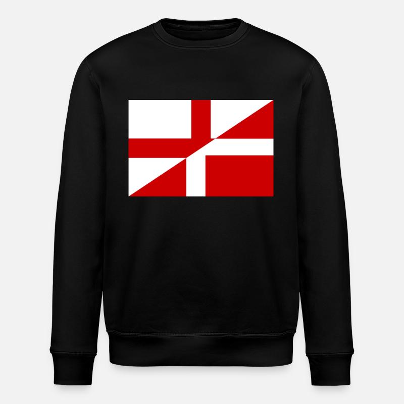 Drapeau de l’Angleterre Danemark - Sweat bio ROLLER Stanley/Stella Unisexe - noir