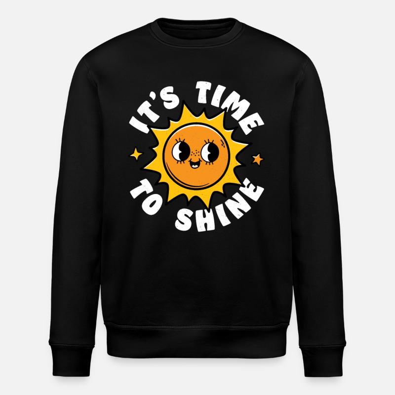 Es ist Zeit zu glänzen - Stanley/Stella Unisex Bio-Sweatshirt ROLLER - Schwarz