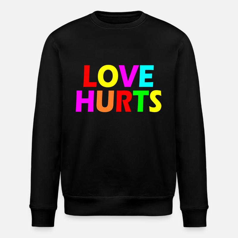 Love hurts - Sweat bio ROLLER Stanley/Stella Unisexe - noir