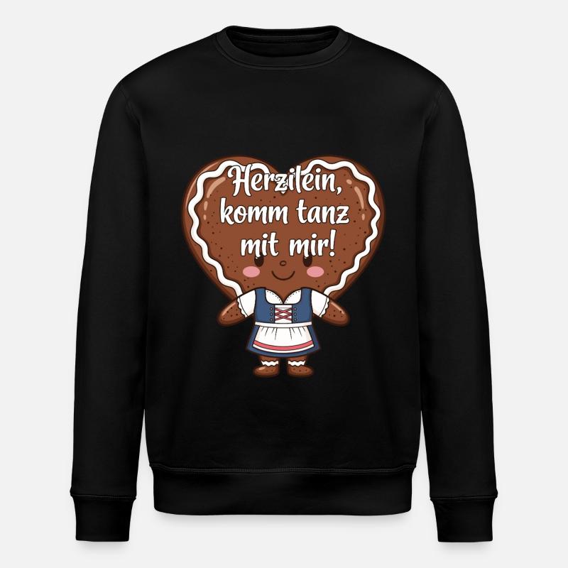 Herzilein, viens danser avec moi ! - Sweat bio ROLLER Stanley/Stella Unisexe - noir