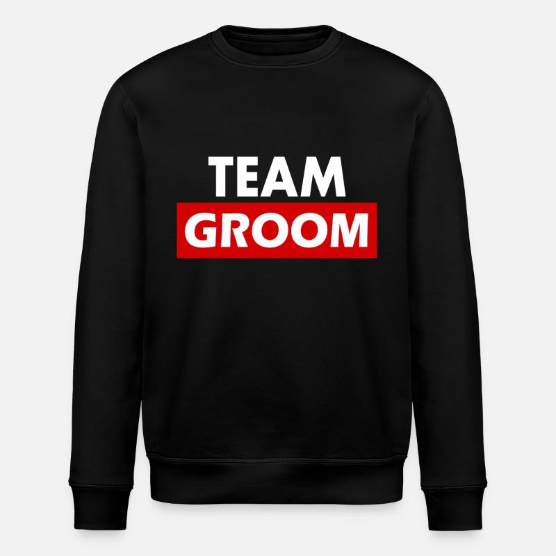 Team groom - Stanley/Stella ROLLER Unisex Organic Sweatshirt - black