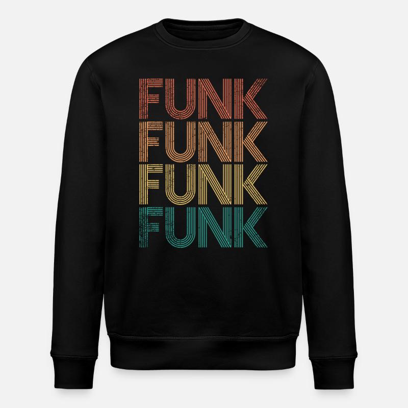 Funk Music - Stanley/Stella ROLLER Unisex Organic Sweatshirt - black