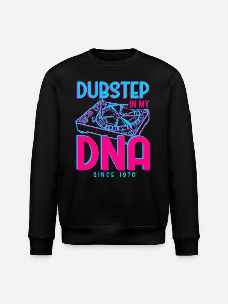 Dubstep 1970 - Stanley/Stella ROLLER Unisex Organic Sweatshirt - black