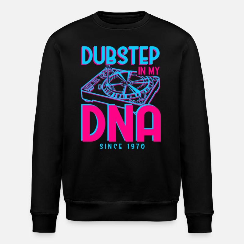 Dubstep 1970 - Stanley/Stella ROLLER Unisex Organic Sweatshirt - black