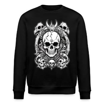 Death metal - Sweat bio ROLLER Stanley/Stella Unisexe - noir - Devant - Nik (191cm)