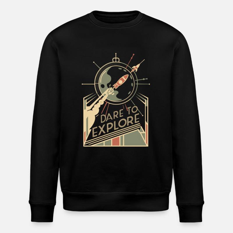 Osez explorer l’inconnu - Sweat bio ROLLER Stanley/Stella Unisexe - noir