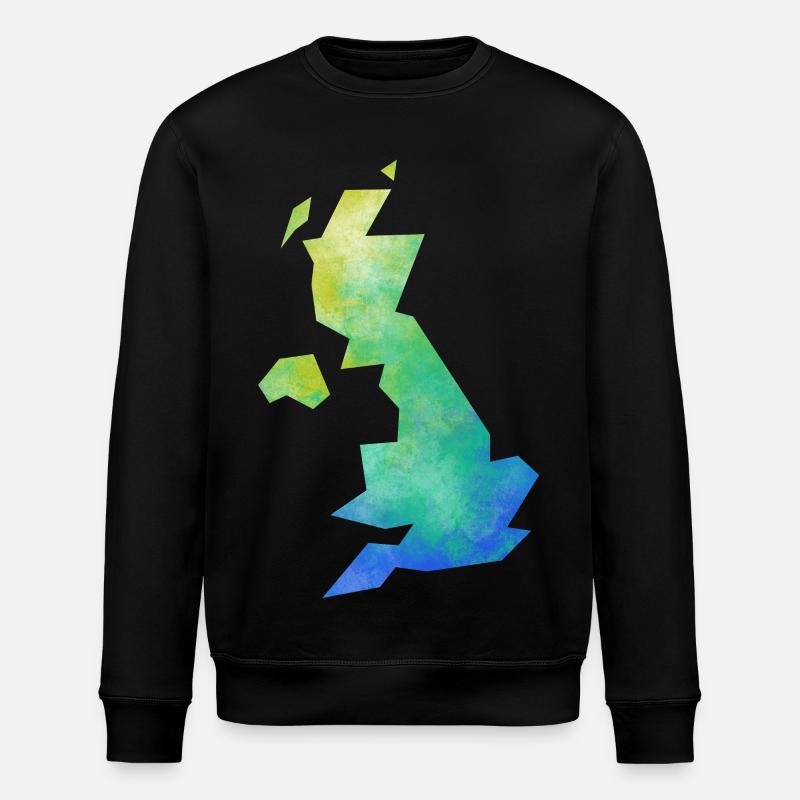 Map UK - Sweat bio ROLLER Stanley/Stella Unisexe - noir