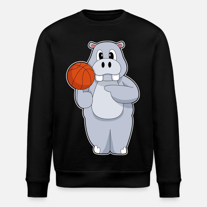 Hippo Basketteur Basketteur - Sweat bio ROLLER Stanley/Stella Unisexe - noir