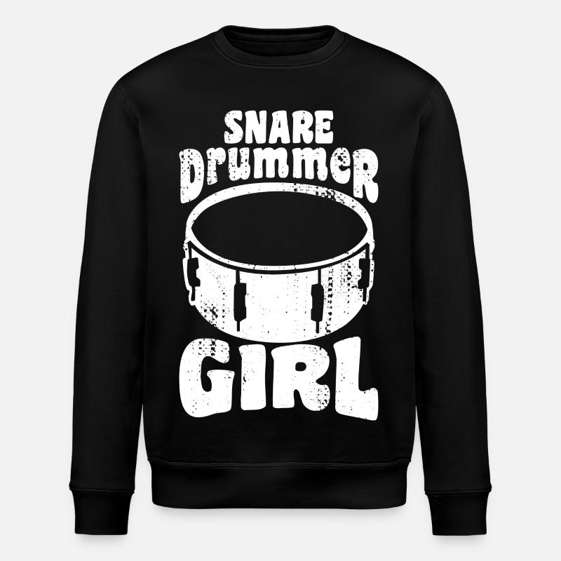 Fille batteur - Sweat bio ROLLER Stanley/Stella Unisexe - noir