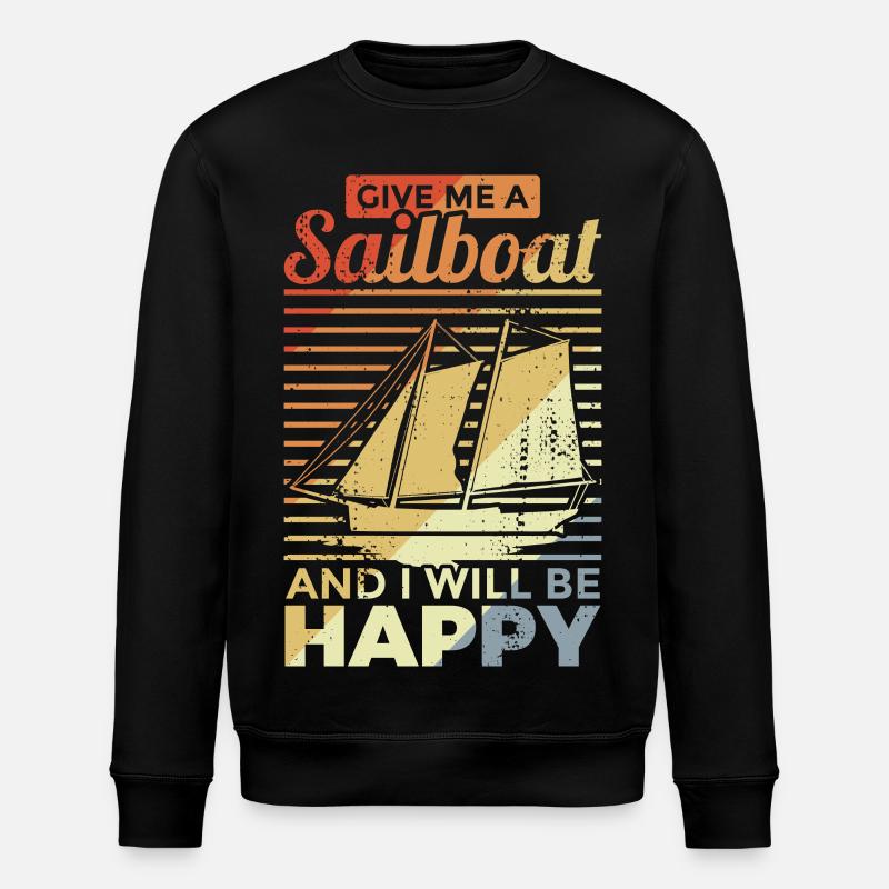 Voile d’époque - Sweat bio ROLLER Stanley/Stella Unisexe - noir