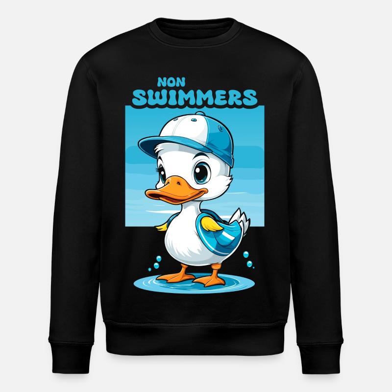 Non-nageurs - Sweat bio ROLLER Stanley/Stella Unisexe - noir