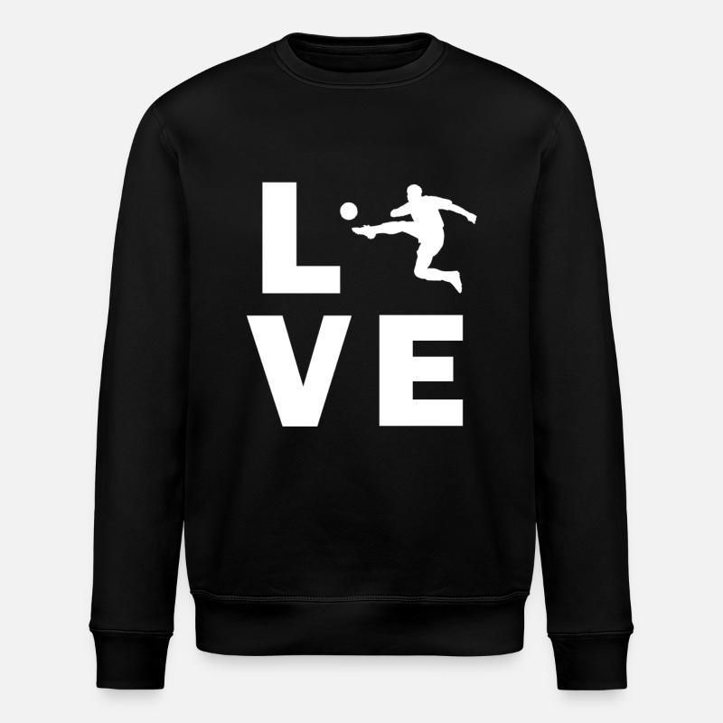 aimer le football - Sweat bio ROLLER Stanley/Stella Unisexe - noir