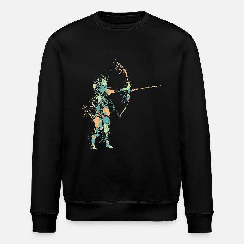 archery - Stanley/Stella ROLLER Unisex Organic Sweatshirt - black