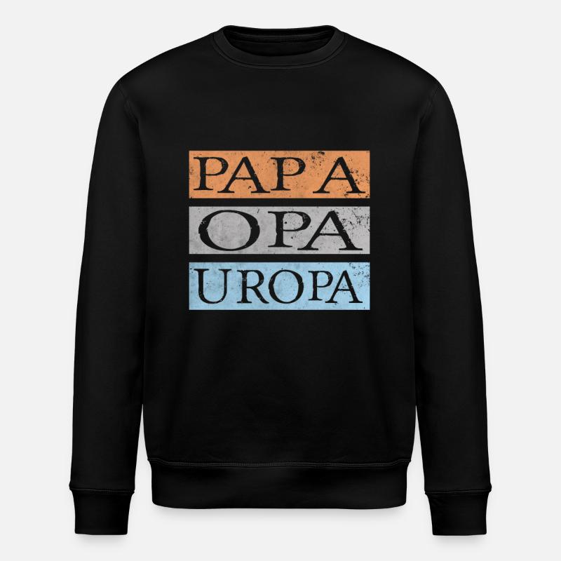 Uropa Retro - Sweat bio ROLLER Stanley/Stella Unisexe - noir