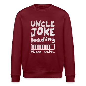 Uncle Joke - Sweat bio ROLLER Stanley/Stella Unisexe - bordeaux - Devant - Nik (191cm)