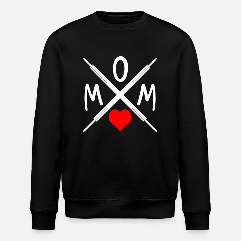 Mom - Mutter - Mama - Stanley/Stella ROLLER Unisex Organic Sweatshirt - black