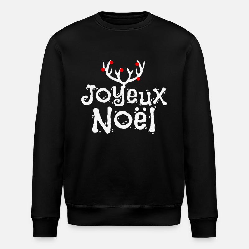 Joyeux Noel - Stanley/Stella Unisex Bio-Sweatshirt ROLLER - Schwarz