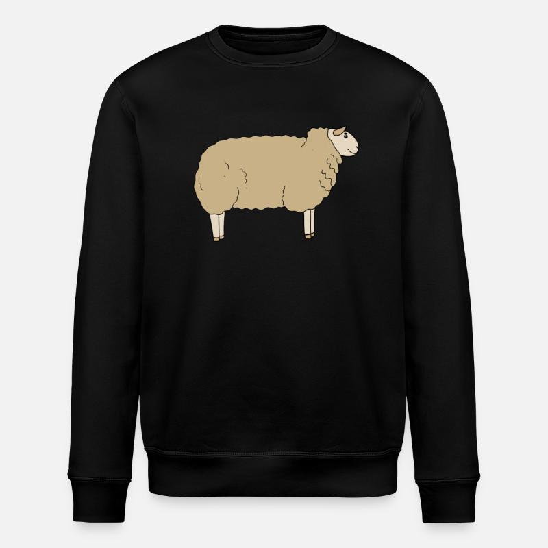 Ostfriesisches Milchschaf - Stanley/Stella Unisex Bio-Sweatshirt ROLLER - Schwarz