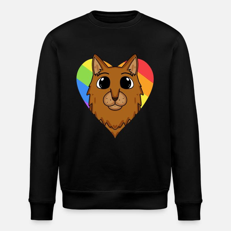Chat LGBT Somali Rainbow - Sweat bio ROLLER Stanley/Stella Unisexe - noir