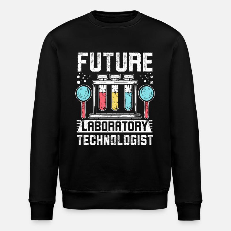 Future laboratory technologist - Stanley/Stella Unisex Bio-Sweatshirt ROLLER - Schwarz