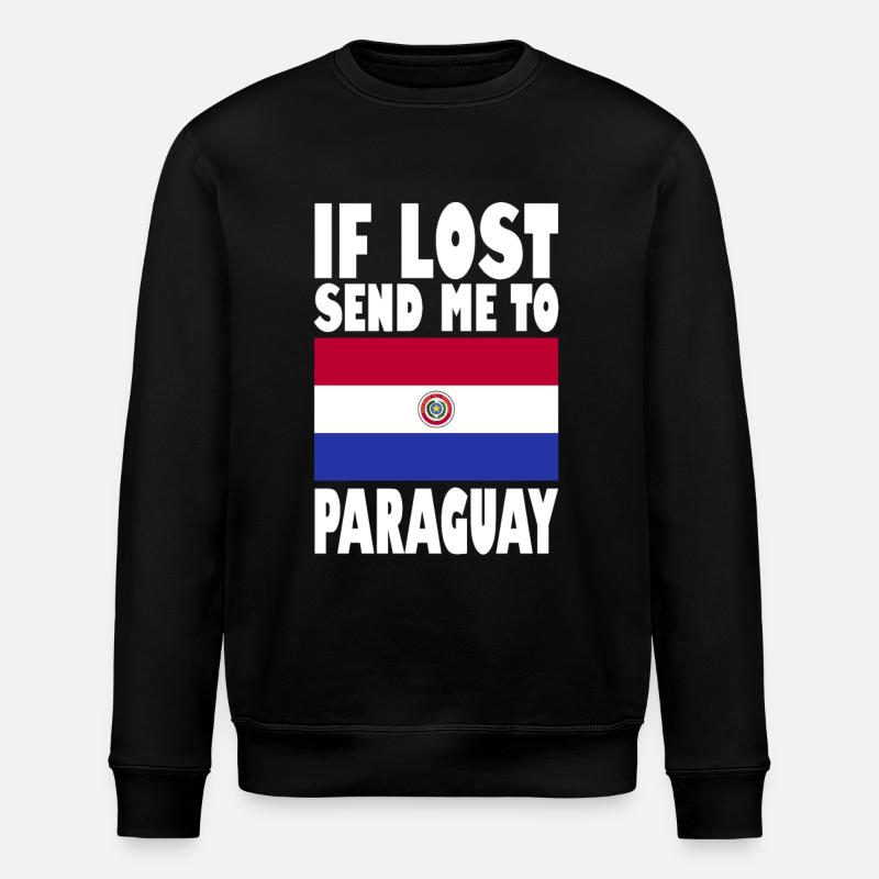 Drapeau du Paraguay - Sweat bio ROLLER Stanley/Stella Unisexe - noir