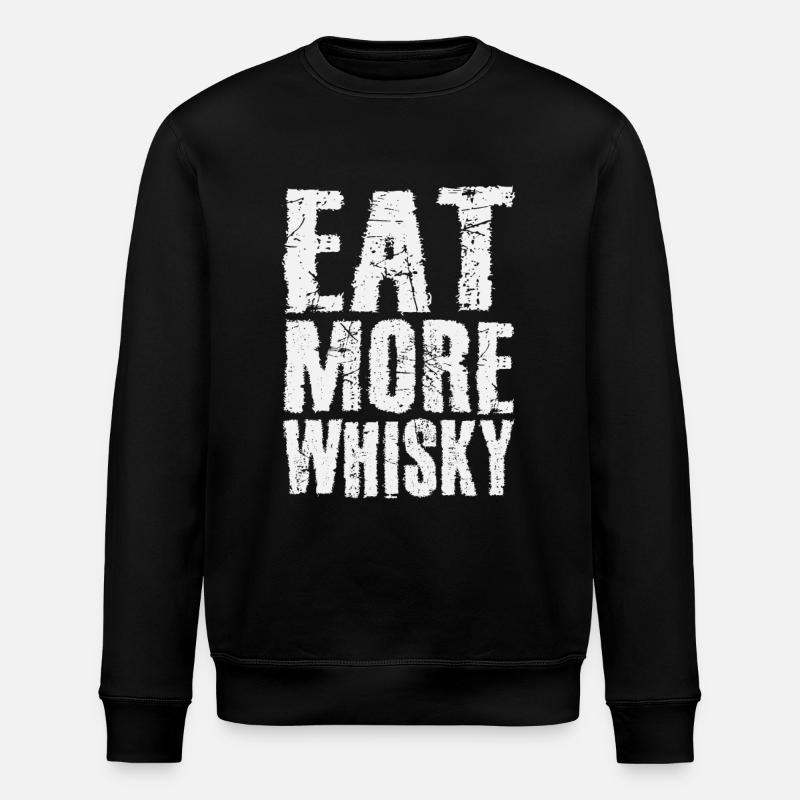 Mangez plus de whisky - Sweat bio ROLLER Stanley/Stella Unisexe - noir