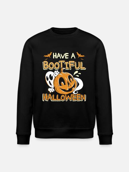 Have a bootiful halloween - Stanley/Stella ROLLER Unisex Organic Sweatshirt - black