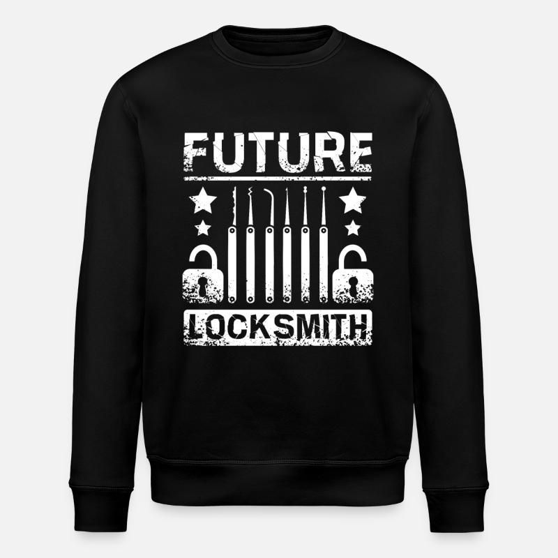Futur serrurier - Sweat bio ROLLER Stanley/Stella Unisexe - noir