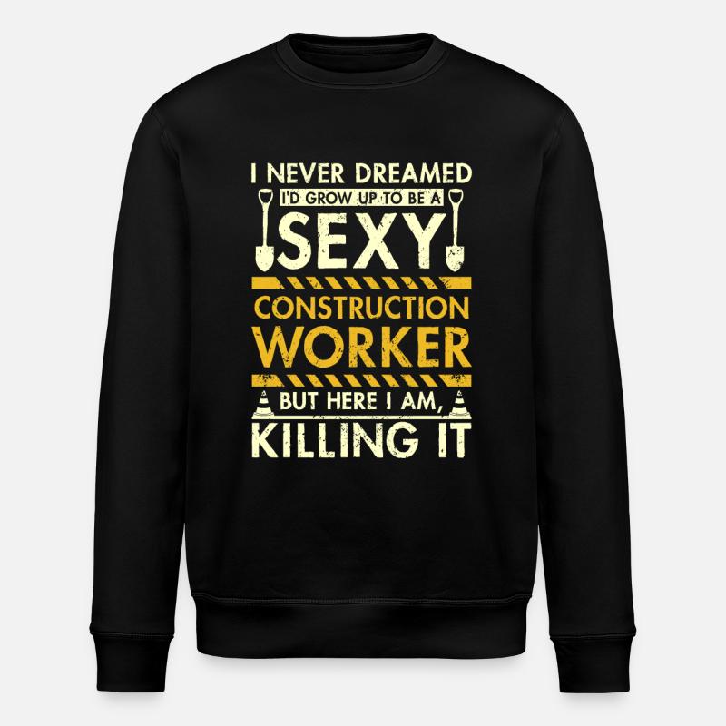 Travailleur de constucion sexy - Sweat bio ROLLER Stanley/Stella Unisexe - noir
