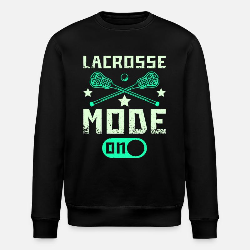 Lacrosse mode on - Stanley/Stella ROLLER Unisex Organic Sweatshirt - black
