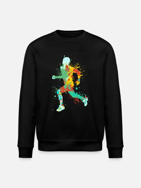 Splash Running Jogging - Sweat bio ROLLER Stanley/Stella Unisexe - noir