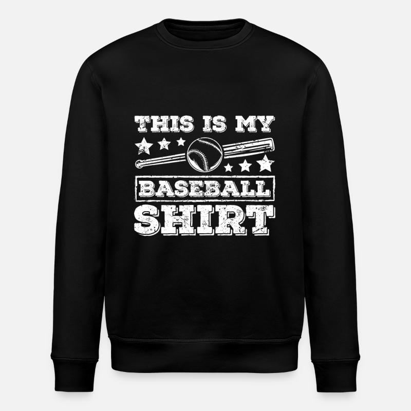 This is my baseball - Stanley/Stella Unisex Bio-Sweatshirt ROLLER - Schwarz