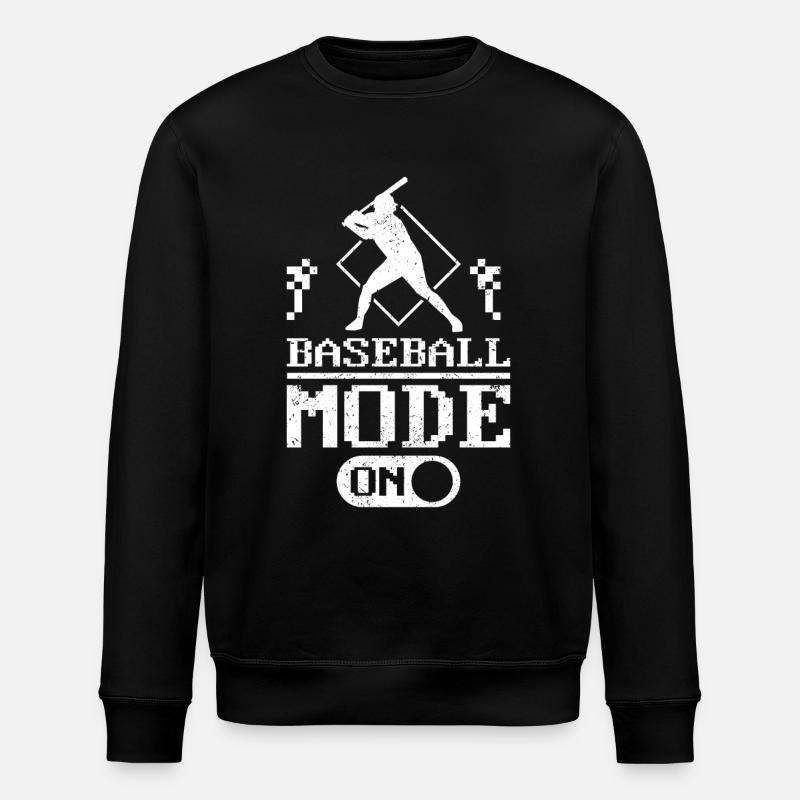 Mode baseball activé - Sweat bio ROLLER Stanley/Stella Unisexe - noir