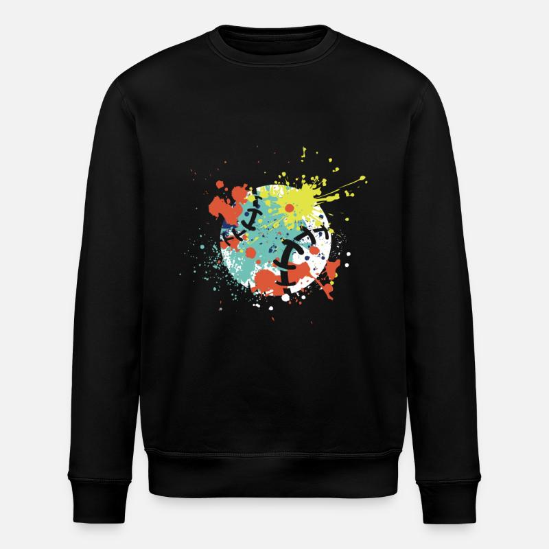 Splash Art Baseball - Sweat bio ROLLER Stanley/Stella Unisexe - noir