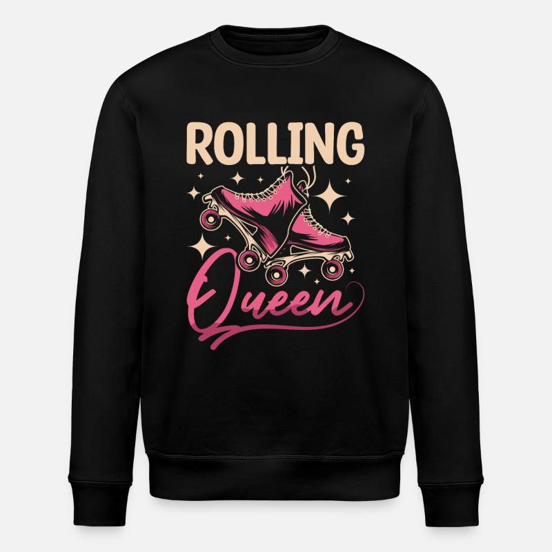 Inline skating rolling queen - Stanley/Stella Unisex Bio-Sweatshirt ROLLER - Schwarz