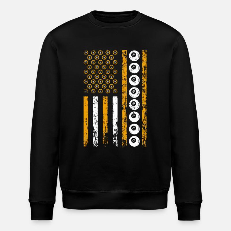 Drapeau sportif américain - Sweat bio ROLLER Stanley/Stella Unisexe - noir