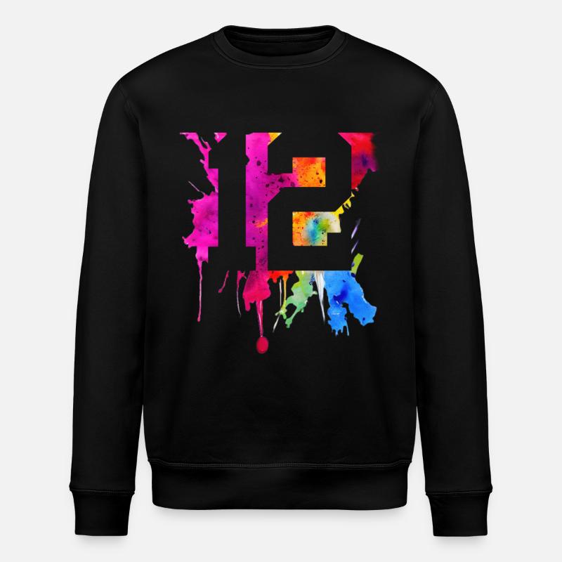 12 ANS 12E ANNIVERSAIRE - Sweat bio ROLLER Stanley/Stella Unisexe - noir