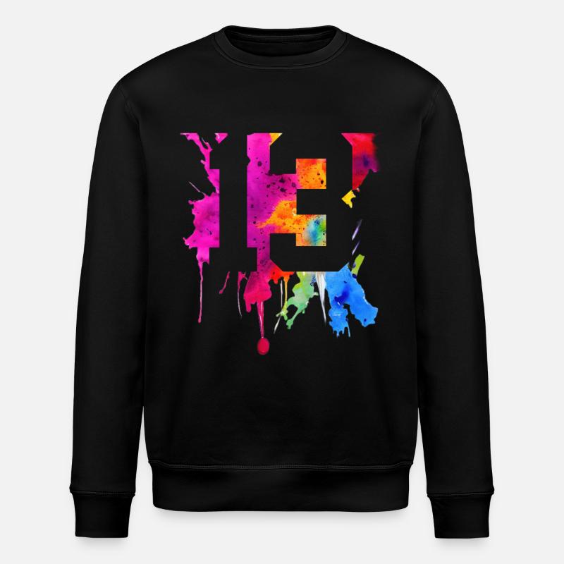 13 ANS 13E ANNIVERSAIRE - Sweat bio ROLLER Stanley/Stella Unisexe - noir