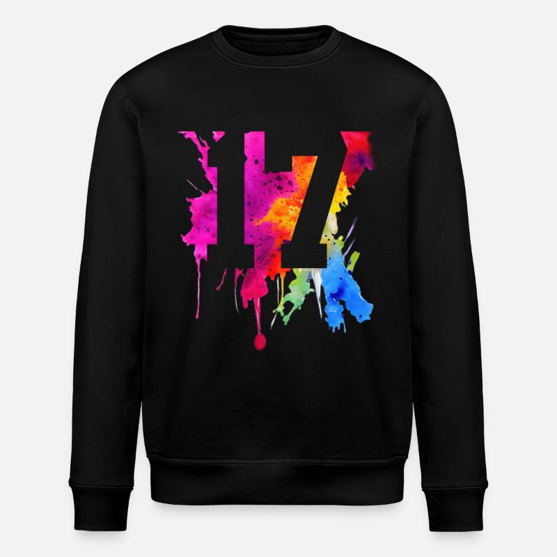 17 ANS 17E ANNIVERSAIRE - Sweat bio ROLLER Stanley/Stella Unisexe - noir