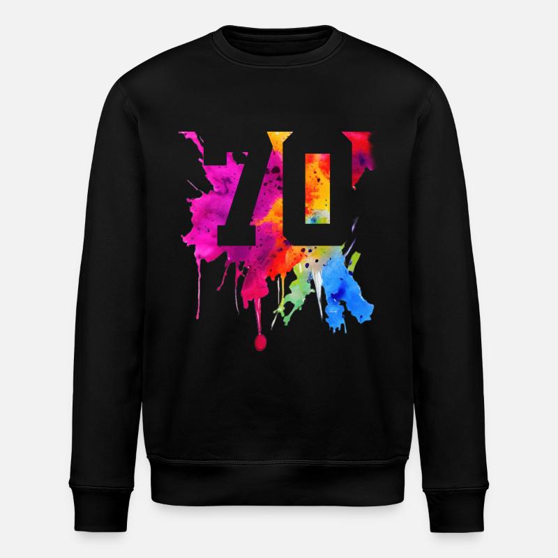 70 ANS 70 ANNIVERSAIRE - Sweat bio ROLLER Stanley/Stella Unisexe - noir