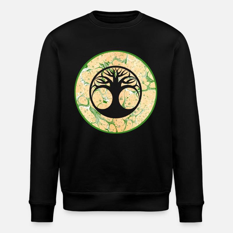 yggdrasil e 1 - Stanley/Stella ROLLER Unisex Organic Sweatshirt - black