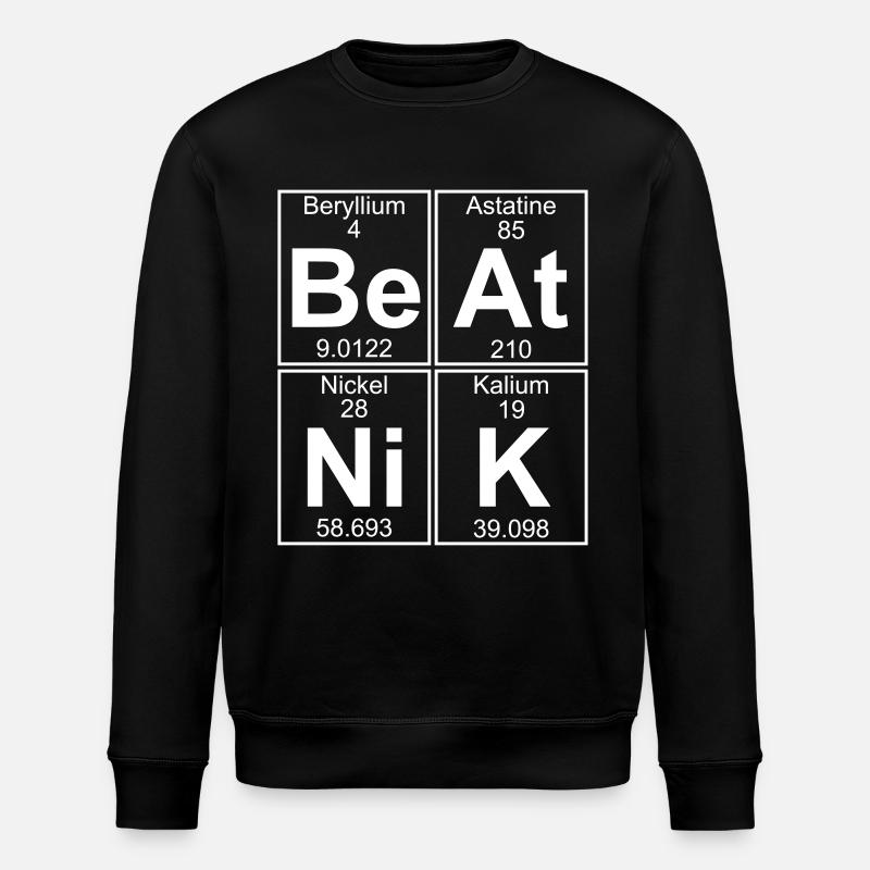 Sei-At-Ni-K (Beatnik) - Full - Stanley/Stella Unisex Bio-Sweatshirt ROLLER - Schwarz