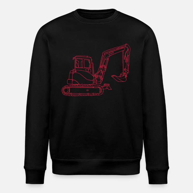 DIGGER - Stanley/Stella ROLLER Unisex Organic Sweatshirt - black