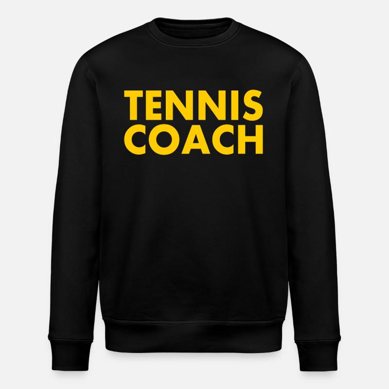 Tennis coach - Stanley/Stella ROLLER Unisex Organic Sweatshirt - black