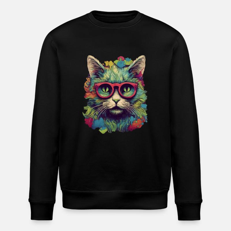 Chat - Sweat bio ROLLER Stanley/Stella Unisexe - noir